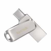 SanDisk Ultra Dual Drive Luxe USB atmintukas 256 GB USB Type-A / USB Type-C 3.2 Gen 1 (3.1 Gen 1) Nerūdijančiojo plieno