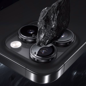 Benks Tempered glass Glass Warrior Lens Protector on camera for Iphone 16/16 Plus (lens 2 pieces) black