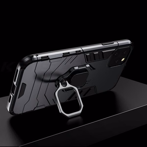 Dėklas telefonui Ring Armor Redmi 13 4G - juodas (m)