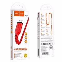 Kabelis USB-A į Micro USB Hoco 2,4A 1 m X59 raudonas