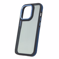 Crystal juodas dėklas for Xiaomi Redmi Note 14 5G (Global) mėlynas