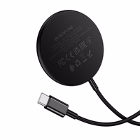 "Borofone" belaidis indukcinis įkroviklis BQ41 Glory 3 in 1 15W, juodas