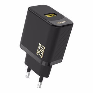 Dudao A27S 25W GaN USB-A įkroviklis - juodas