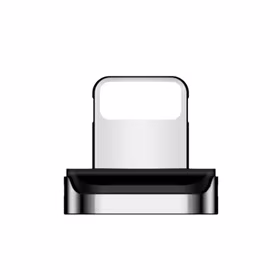 USAMS Adapteris magnetinis U28 LIGHTNING BULK sidabrinis SJ325LNTA