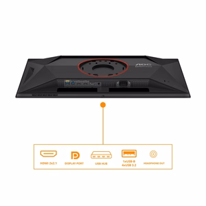 AOC G4 Q27G4ZD kompiuterio monitorius 68.6 cm (27") 2560 x 1440 pikselių Quad HD QD-OLED juodas, raudonas