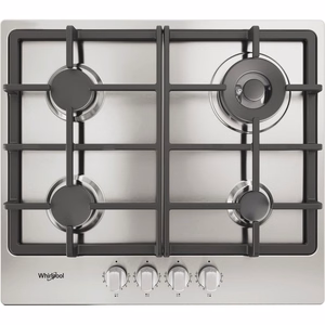 Whirlpool TGML 661 IX R Nerūdijančiojo plieno Įmontuoti 58 cm Dujinė 4 zone(s)