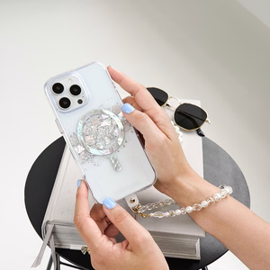 Case-Mate Karat MagSafe dėklas su perlamutro intarpais, skirtas iPhone 16 Pro, „A Touch of Pearl“