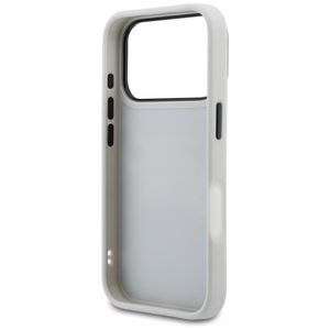 Karl Lagerfeld IML Glitter KL Diamond Logo dėklas for iPhone 17 Pro - sidabrinis