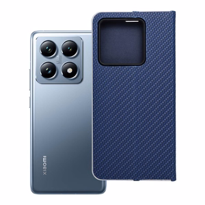 LUNA Book Carbon dėklas telefonui Xiaomi 14T mėlynas