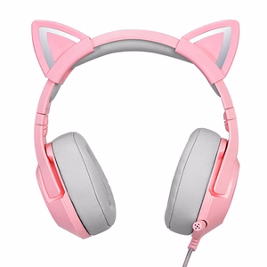 ONIKUMA K9 Pink RGB žaidimų ausinės