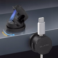 Blavec Cable organizer BX-01 self-adhesive clip juodas - 3 pieces