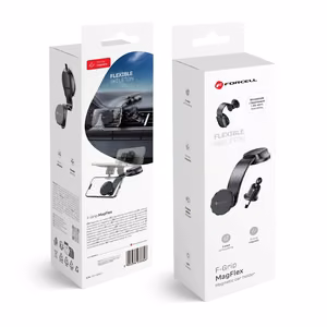 Magnetic car phone holder Forcell F-Grip MagFlex windshield / dashboard / air vent black