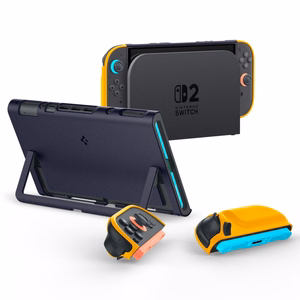 Spigen Nano Pop dėklas Nintendo Switch 2 konsolei - tamsiai mėlynas