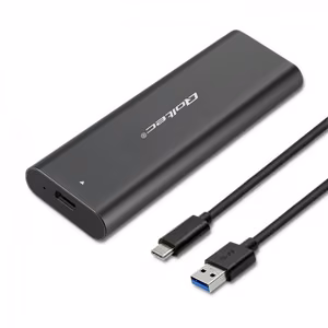 Qoltec 50311 SSD disko dėklas juodas M.2