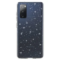 Crystal Glitter dėklas telefonui Samsung Galaxy S20 FE/Lite sidabrinis