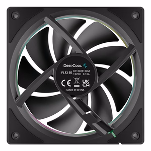 DeepCool FL12 SE Kompiuterio korpusui Ventiliatorius 12 cm Juoda 1 vnt