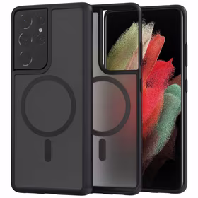 Spacecase Hibridinis magnetinis dėklas Galaxy S21 Ultra juodas