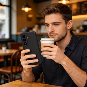 Tech-Protect Silikoninis MagSafe Dėklas for Samsung Galaxy S26 - juodas