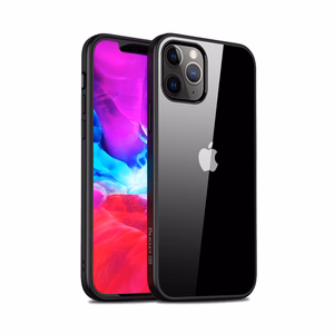 Crong Clear Cover dėklas, skirtas iPhone 12 Pro Max, juodas