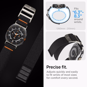 Dirželis SPIGEN DURAPRO FLEX SAMSUNG GALAXY WATCH ULTRA (47 MM) juodas