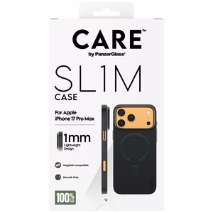 CARE by PanzerGlass SL1M MagSafe deklas iPhone 17 Pro Max - juodas
