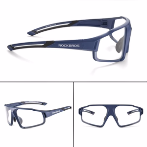 Rockbros SP216BL fotochrominiai UV400 dviratininko akiniai - mėlyni