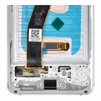 LCD ekranas SAMSUNG S20 4G baltas SOFT OLED su rėmeliu