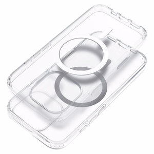 Skaidrus dėklas 2 mm IPHONE 16 Pro suderinamas su Magnetine (kameros apsauga) permatomas