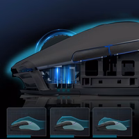 Machenike L8 Pro Belaidė žaidimų pelė su Krovimo stotelė - juodas