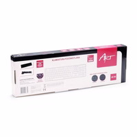 ART laidinė klaviatūra USB A QWERTY su šviesa AK-49 juoda