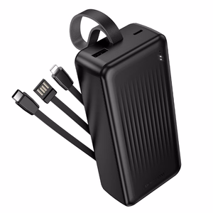 Borofone Power Bank 30000mAh BJ79B Clever - USB - with Type C and Lightning cables black