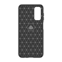 Lankstus anglies rašto dėklas Samsung Galaxy M14 telefonui Carbon Case - juodas