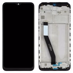 LCD ekranas Xiaomi Redmi 9 su jutikliniu ekranu su rėmeliu juodas ORG