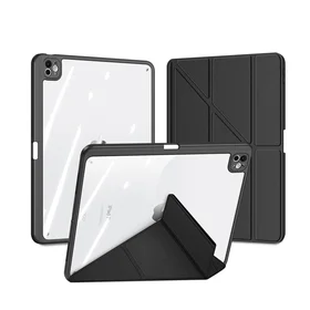 DUX DUCIS dėklas MAGI (m) su pieštuko laikymo vieta skirtas iPad Air 11" (2024/2025)/iPad Air 4/5 10.9" - juodas (m)