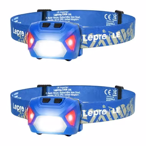 LEPRO 320014-B-2 galvos žibintas, 2 vnt. pakuotė
