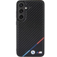 BMW BMHMS24S23PUDTK S24 S921 juodas/juodas kietas dėklas Carbon Tricolor Line MagSafe