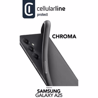 Cellularline Chroma dėklas - dėklas Samsung Galaxy A25 5G (juodas)