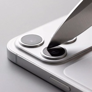 Tech-Protect Camfull Fit+ Tempered Glass Camera Screen Protector for iPhone 18 Pro - Silver