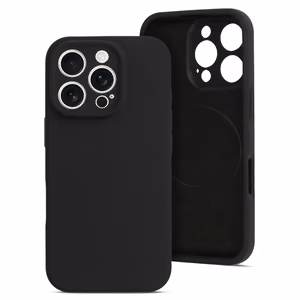 MagColor Pure dėklas telefonui Iphone 15 Pro juodas