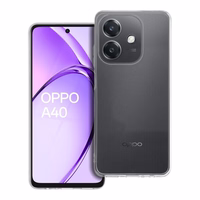 Skaidrus 2 mm dėklas telefonui OPPO A40 (su kameros apsauga) permatomas
