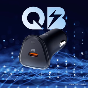 Spigen Essential EV301 30W automobilinis įkroviklis juodas
