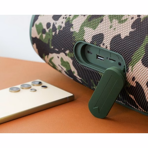 Wireless speaker LED 2 x 20W 4h Hoco HA4 camouflage green