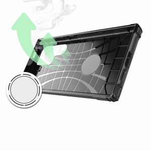 Samsung Galaxy S25 Ultra - Hibridinis armor dėklas – juodas