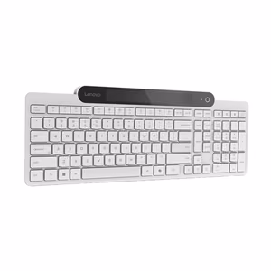 Lenovo 800 Self-Charging Keyboard Wireless Lithuanian Bluetooth Wireless connection White