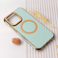 Circle Glam Magnetinis dėklas telefonui iPhone 13 Pro Max 6,7" mėtų