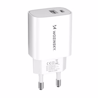 Įkroviklis Wozinsky (WGWCW) (1xUSB-C;1xUSB 3A 20W) baltas