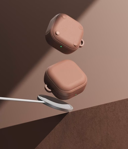 Ringke Onyx Magnetic dėklas skirtas Samsung Galaxy Buds 4 / 4 Pro rožinis