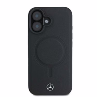 Mercedes lygios odos magnetinis iPhone 16 Plus dėklas - juodas