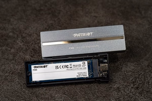 SSD dėklas PATRIOT MEMORY TXD M.2 NVME 1.3 iki 8TB (PV810UPNGM) pilkas