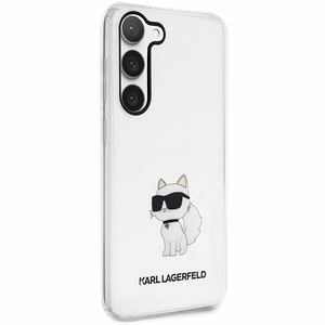 Karl Lagerfeld KLHCS23SHNCHTCT S23 S911 permatomas kietasis dėklas Ikonik Choupette